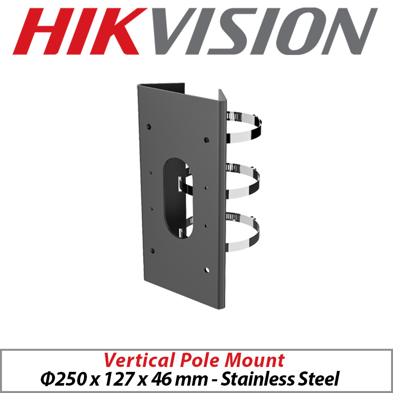 Support Vertical Hikvision DS-1475ZJ-SUS Pour Montage Sur Poteau - Neuf