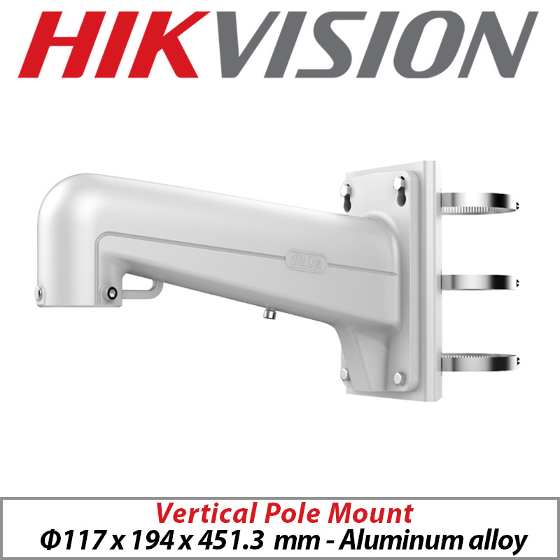 HIKVISION VERTICAL POLE MOUNT FOR PTZ CAMERA DS-1602ZJ/POLE