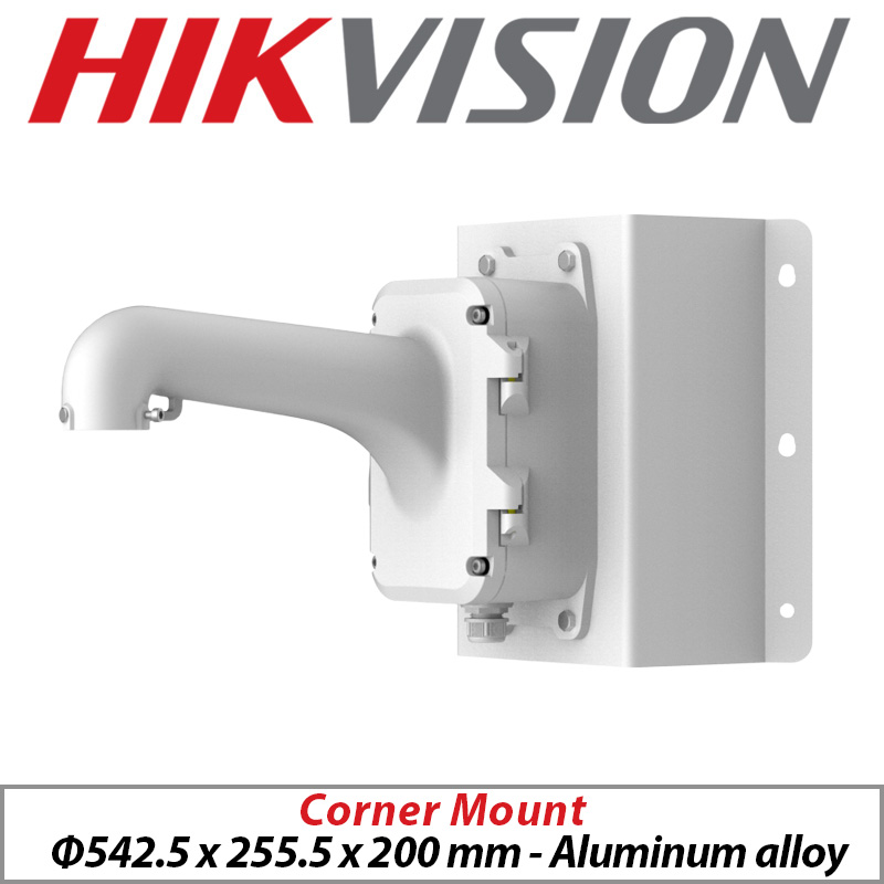 HIKVISION CORNER MOUNT BRACKET WITH JUNCTION BOX DS-1604ZJ-BOX-CORNER