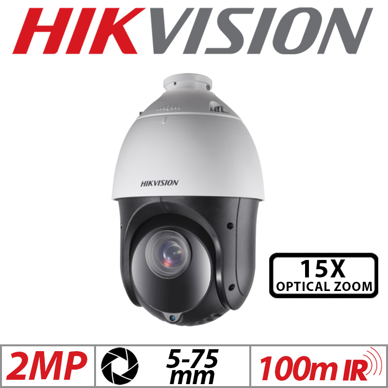 2MP HIKVISION TURBO 4 INCH PTZ CAMERA WITH MOTORIZED VARIFOCAL ZOOM 5-75MM WHITE DS-2AE4215TI-D