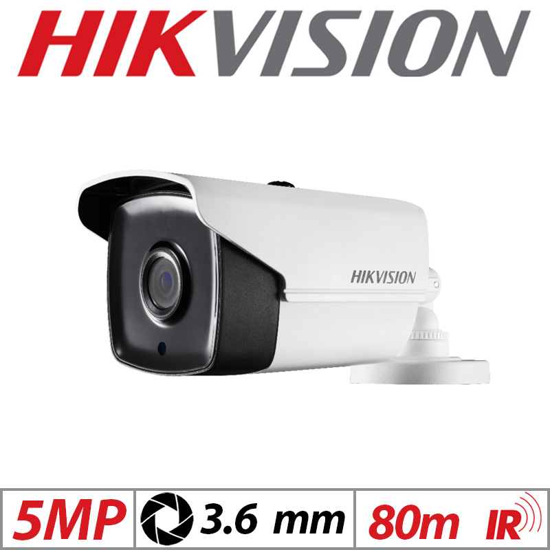 5MP HIKVISION 4IN1 BULLET CAMERA 3.6MM WHITE DS-2CE16H0T-IT5F