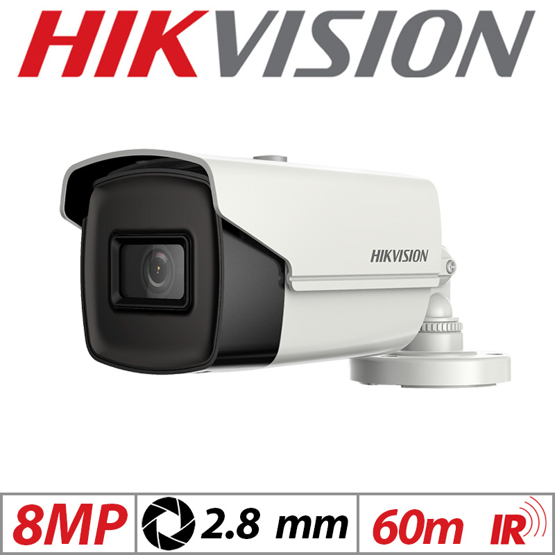 8MP HIKVISION 4IN1 BULLET CAMERA 2.8MM WHITE DS-2CE16U1T-IT3F