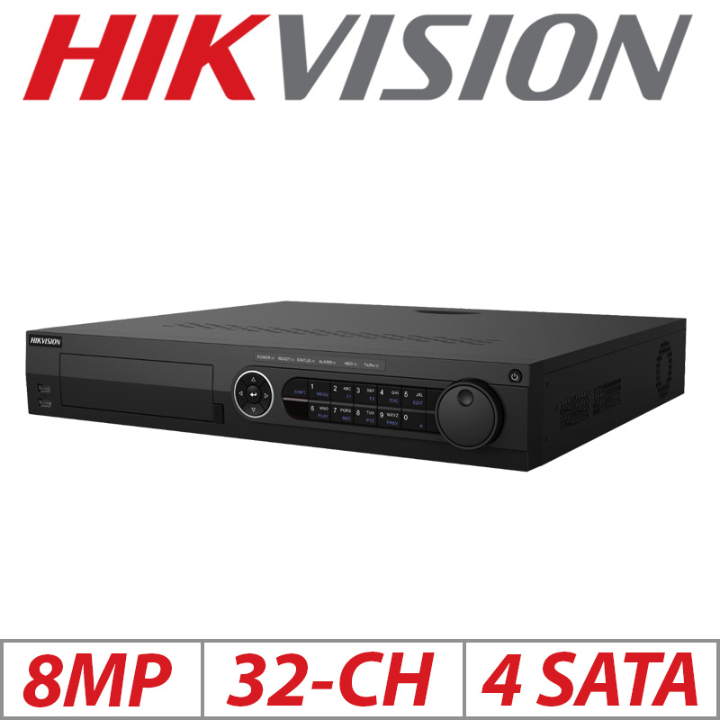 Hikvision DS-7200 Series Turbo HD DVR – 4/8/16/32 Channel, 2MP TVI, HDMI, 16TB Capable