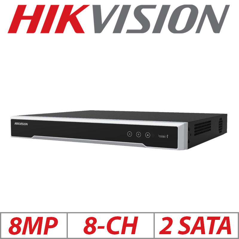 8MP 8CH HIKVISION  NVR IP POE HDMI G1-DS-7608NI-K2-8P GRADED ITEM