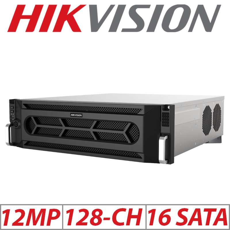 12MP 128CH HIKVISION DUAL BOARD X86 ALL IN ONE SERVER NVR DS-9000AI-S16-D128