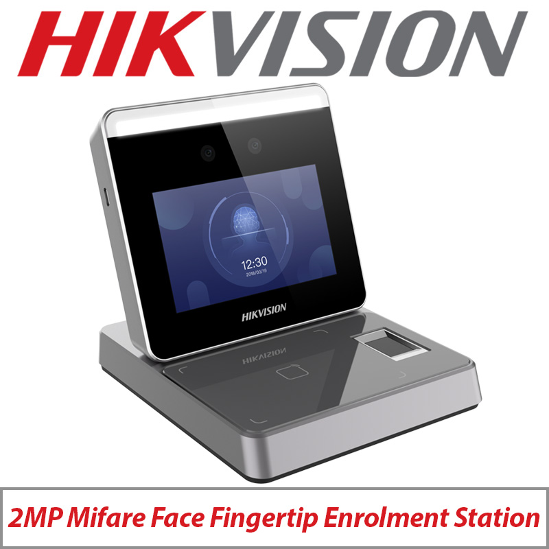 2MP HIKVISION FACE CARD AND FINGERPRINT ENROLMENT STATION DS-K1F600U-D6E-F