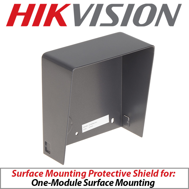 HIKVISION PROTECTIVE SHIELD - SURFACE MOUNTING - FOR 1 MODULE DS-KABD8003-RS1