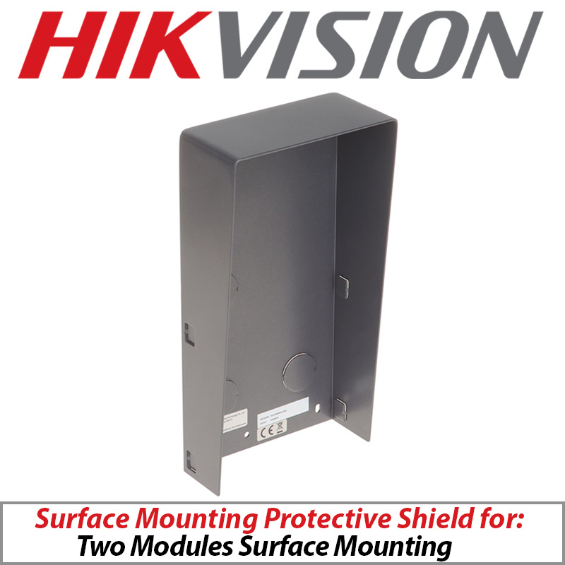 HIKVISION PROTECTIVE SHIELD - SURFACE MOUNTING - FOR 2 MODULES DS-KABD8003-RS2