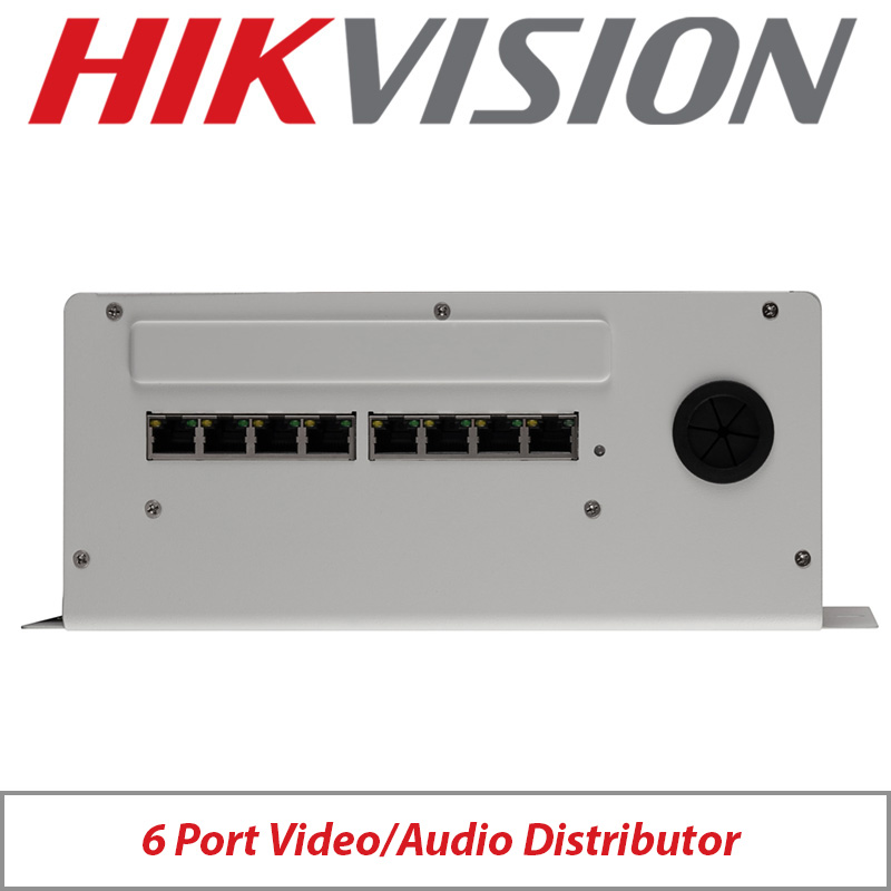 HIKVISION 6 PORT VIDEO AND AUDIO DISTRIBUTOR DS-KAD606