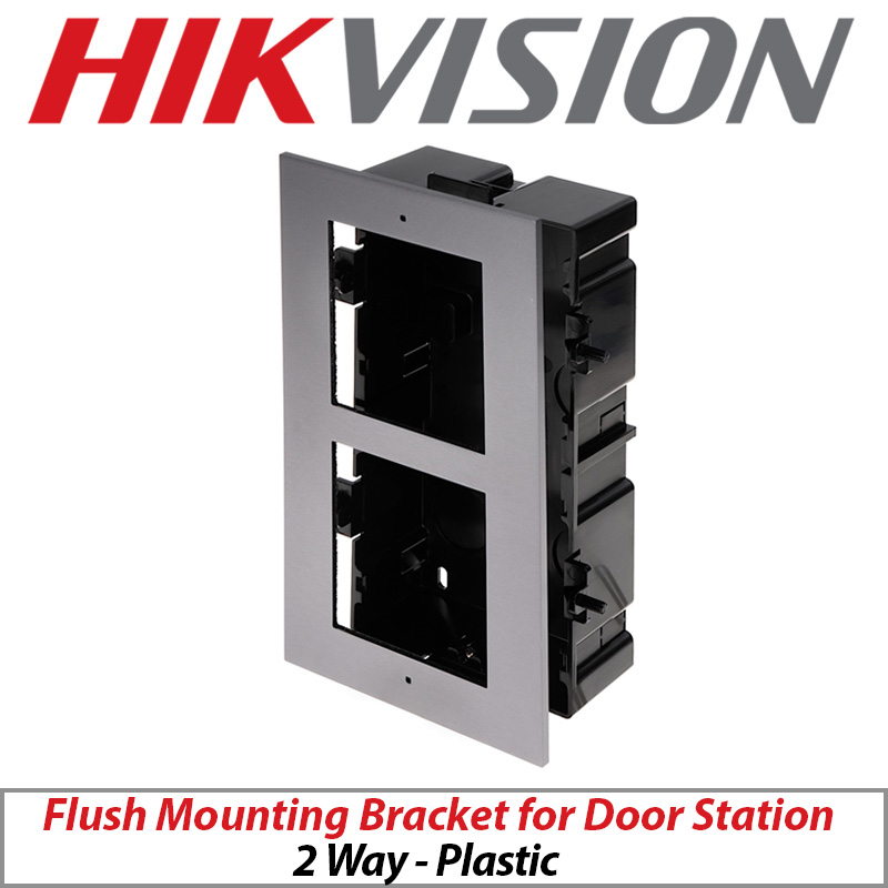 HIKVISION FLUSH MOUNTING BRACKET FOR MODULAR DOOR STATION PLASTIC 2 WAY DS-KD-ACF2-PLASTIC