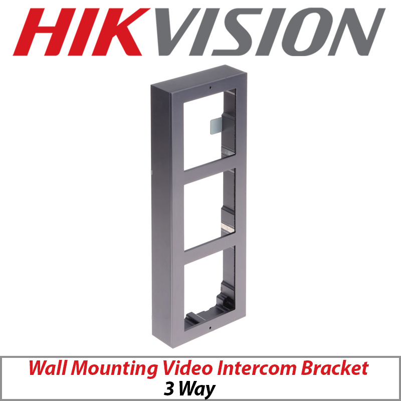 HIKVISION WALL MOUNTING VIDEO INTERCOM BRACKET FOR MODULAR DOOR STATION 3 WAY DS-KD-ACW3