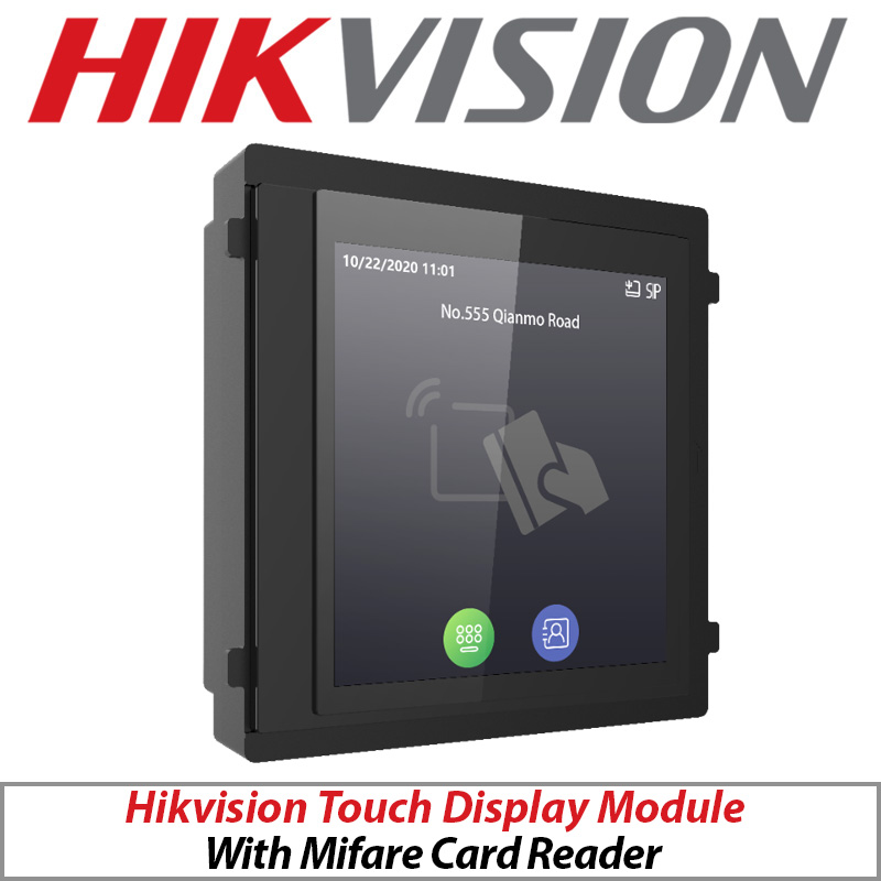 HIKVISION MODULE - TOUCH DISPLAY WITH MIFARE CARD READER DS-KD-TDM