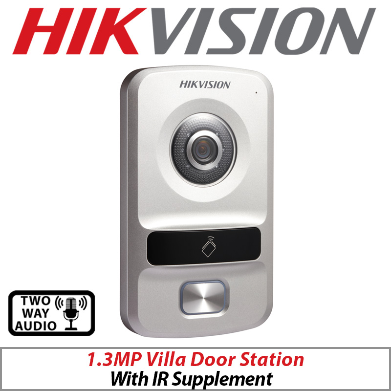 1.3MP HIKVISION VILLA DOOR STATION WITH IR SUPPLEMENT  DS-KV8102-IP
