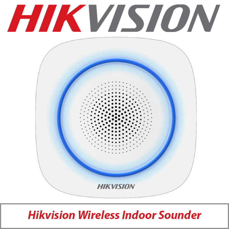 HIKVISION AX PRO SERIES WIRELESS INDOOR SOUNDER BLUE DS-PS1-I-WE-BLUE