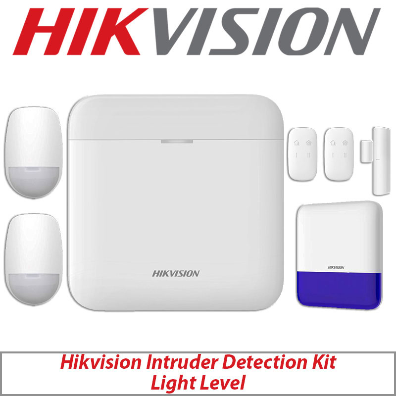 HIKVISION AX PRO SERIES INTRUDER DETECTION KIT LIGHT LEVEL DS-PWA64-KIT1-WE