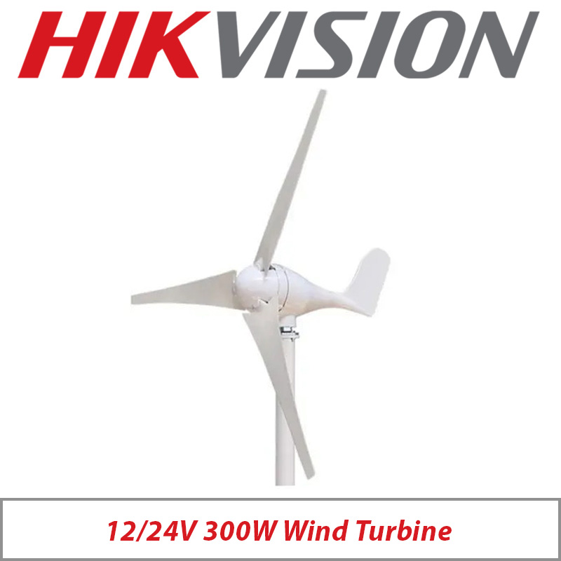 HIKVISION 300W WIND TURBINE 12/24 VDC DS-TLWSP-W300