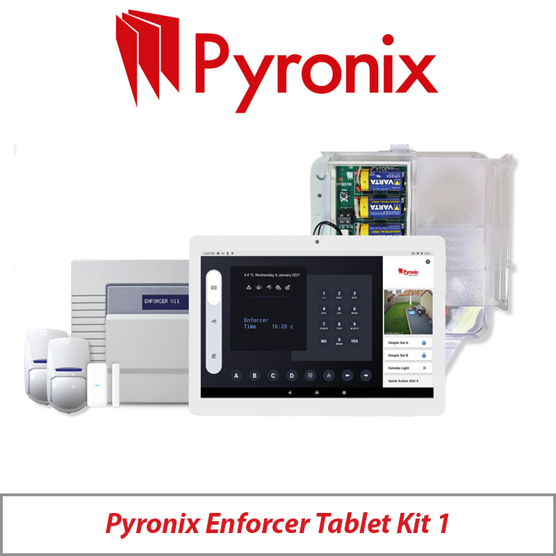 PYRONIX ENFORCER KIT1 TABLET INTUDER ALARM KIT WIFI V11 - ENF-TAB/KIT1-UK