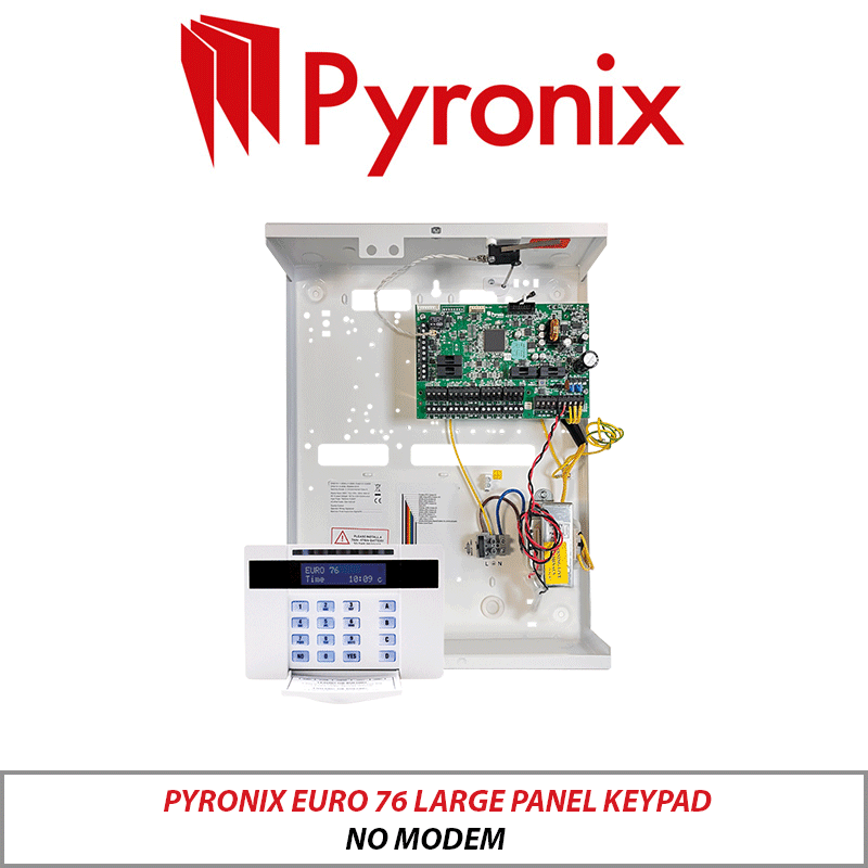 PYRONIX EURO 76 LARGE PANEL KEYPAD, NO MODEM EURO76L-UK