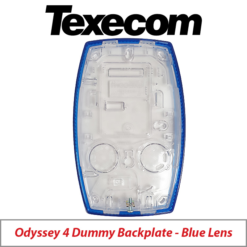 TEXECOM ODYSSEY 4 FCD-0269 DUMMY BACKPLATE - BLUE LENS
