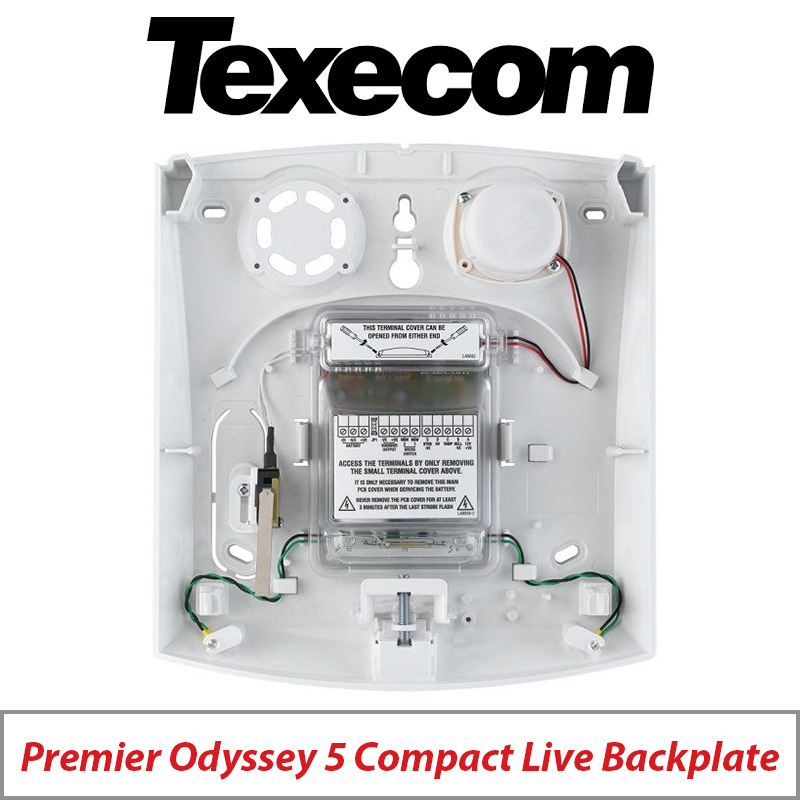 TEXECOM PREMIER ODYSSEY 5 FCE-0042 COMPACT LIVE BACKPLATE