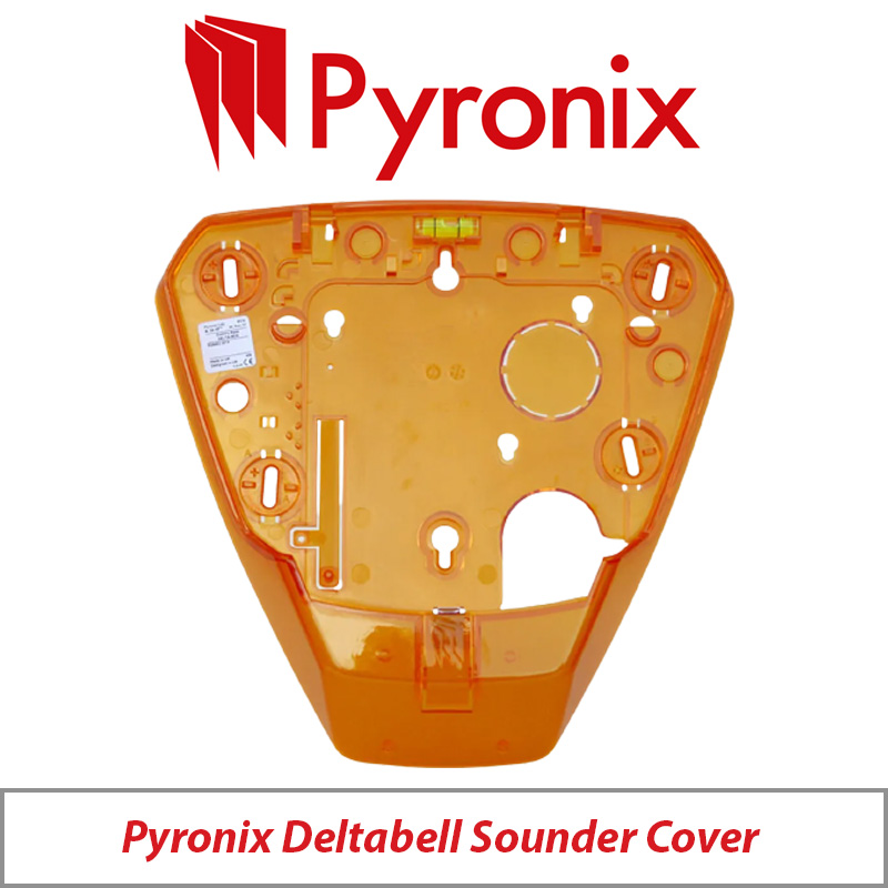 PYRONIX EXTERNAL SOUNDER DELTABELL DUMMY BACK PLATE AMBER FPDELTA-BDA