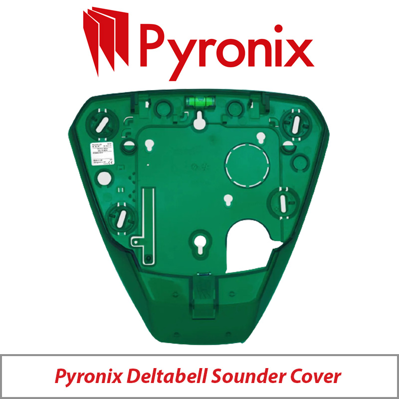 PYRONIX EXTERNAL SOUNDER DELTABELL DUMMY BACK PLATE GREEN FPDELTA-BDG
