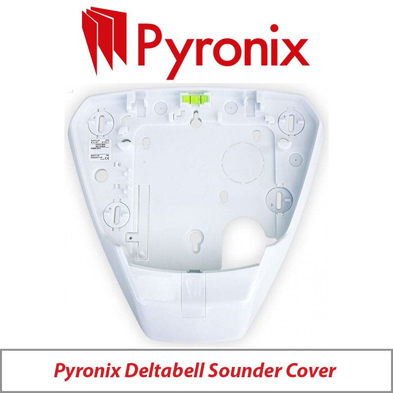 PYRONIX EXTERNAL SOUNDER DELTABELL DUMMY BACK PLATE WHITE FPDELTA-BDW
