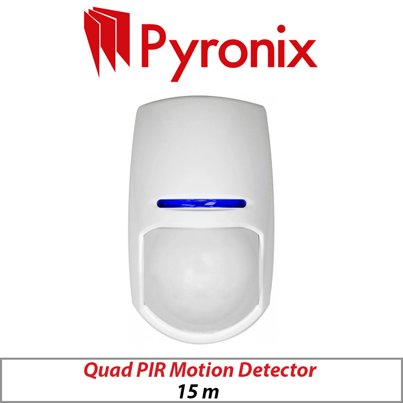 PYRONIX DETECTOR - 15M QUAD BLUE WAVE TECHNOLOGY PIR DETECTOR FPKX15DQ