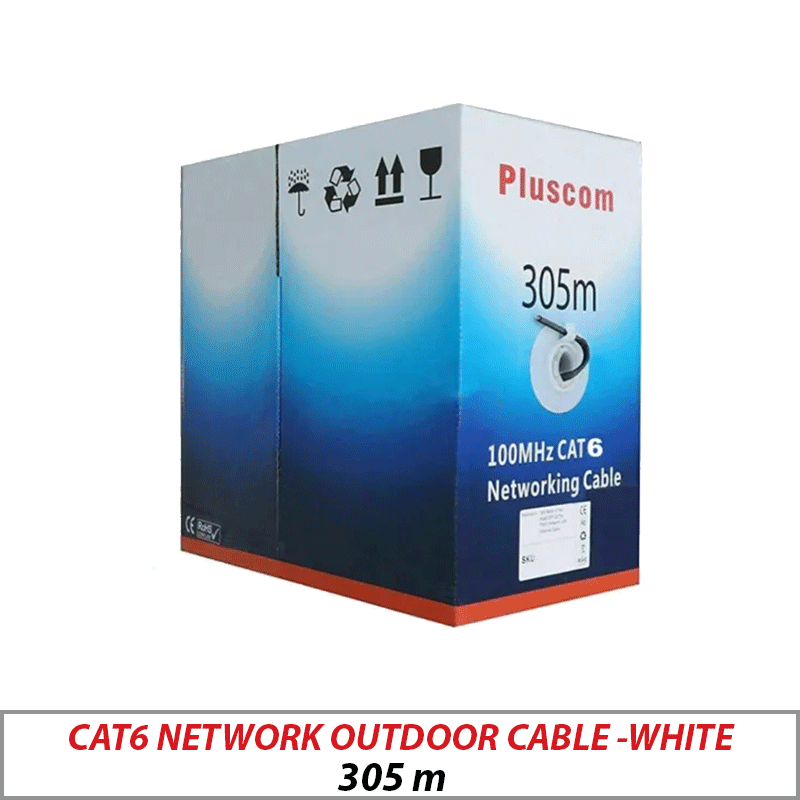CAT6 NETWORK OUTDOOR LAN CCA CABLE 305M WHITE