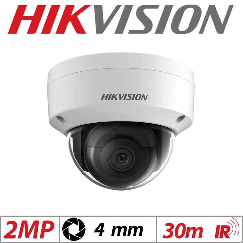 2MP HIKVISION ULTRA-LOW LIGHT NETWORK VANDAL-RESISTANT DOME CAMERA 4MM WHITE DS-2CD2125FWD-IM GRADED ITEM
