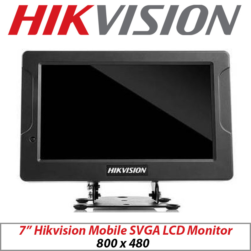 HIKVISION MOBILE 7 INCH SVGA LCD MONITOR 800 X 480 DS-1300HMI GRADED ITEM