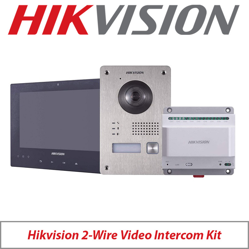 HIKVISION 2 WIRE HD VIDEO INTERCOM KIT G1-DS-KIS701 GRADED ITEM