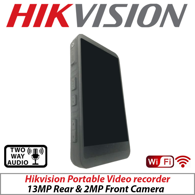 13MP - 2MP HIKVISION  TWO WAY AUDIO PORTABLE VIDEO RECORDER  WITH WIFI AND BLUETOOTH DS-MH2330 GRADED ITEM
