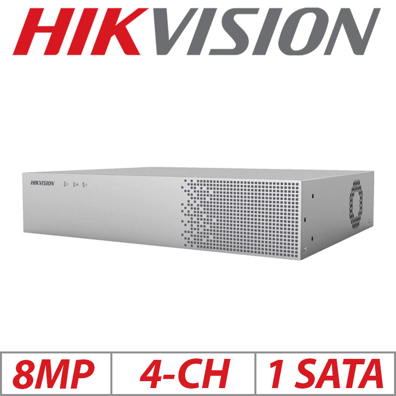 8MP 4CH HIKVISION WITH 1TB BUILT IN HDD DEEPINMIND PRIVACY REDACTION SERVER G1-IDS-6704NXI-I-4F GRADED ITEM