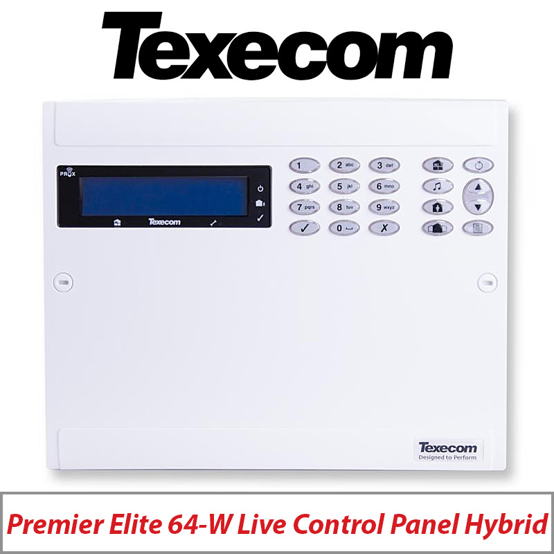 TEXECOM PREMIER ELITE GEX-0001 64-W LIVE CONTROL PANEL HYBRID