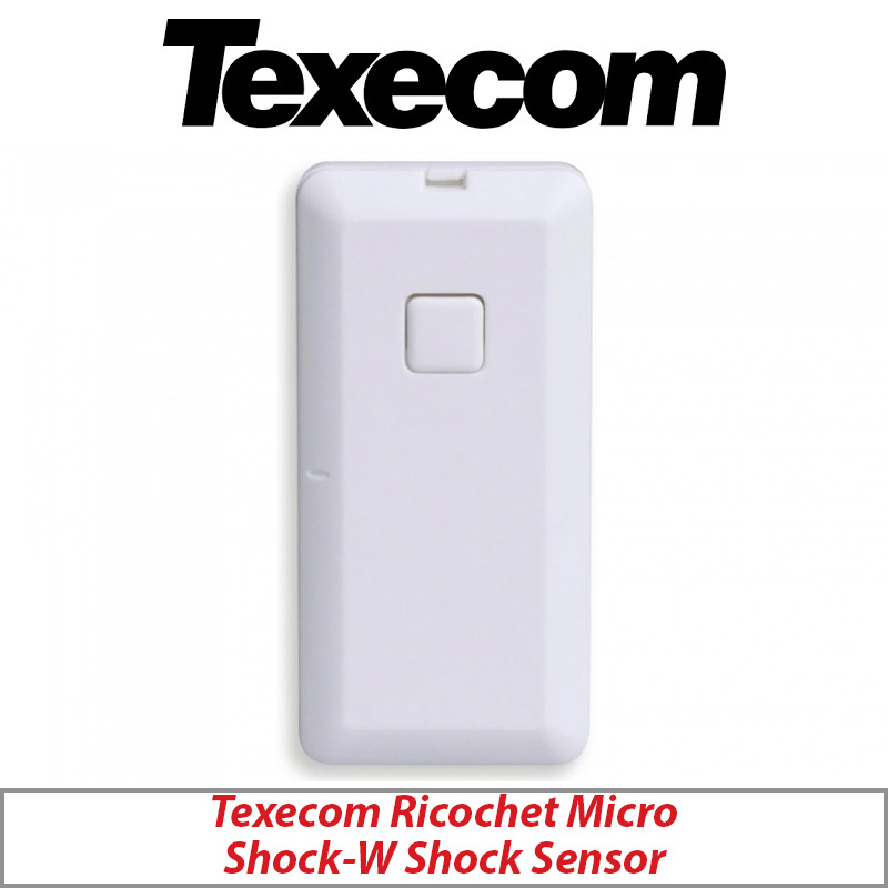 TEXECOM GHC-0001 RICOCHET MICRO SHOCK-W WIRELESS SHOCK SENSOR IN WHITE