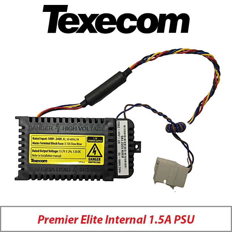 TEXECOM PREMIER ELITE HAC-0001 INTERNAL 1.5A PSU
