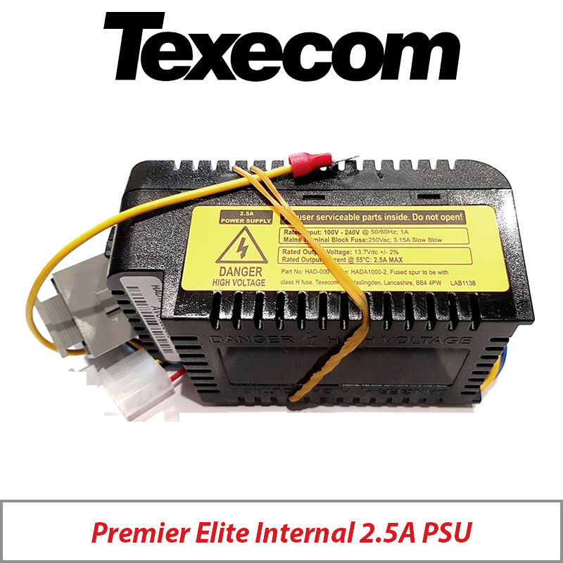 TEXECOM PREMIER ELITE HAD-0001 INTERNAL 2.5A PSU