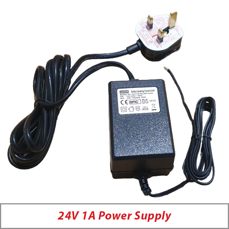 CCTV POWER SUPPLY 24V AC 1A