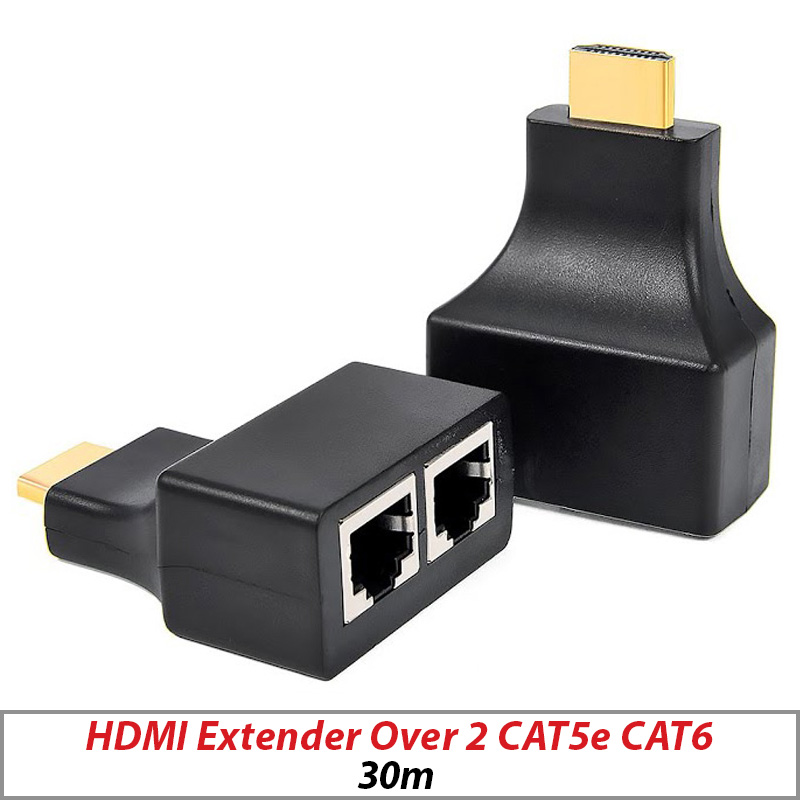HDMI EXTENDER OVER TWO CAT5E CAT6 UP TO 30M