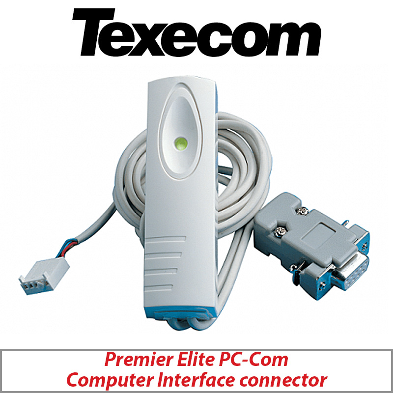 TEXECOM PREMIER ELITE JAA-0001 PC-COM PC CONNECTION LOCAL ENABLING