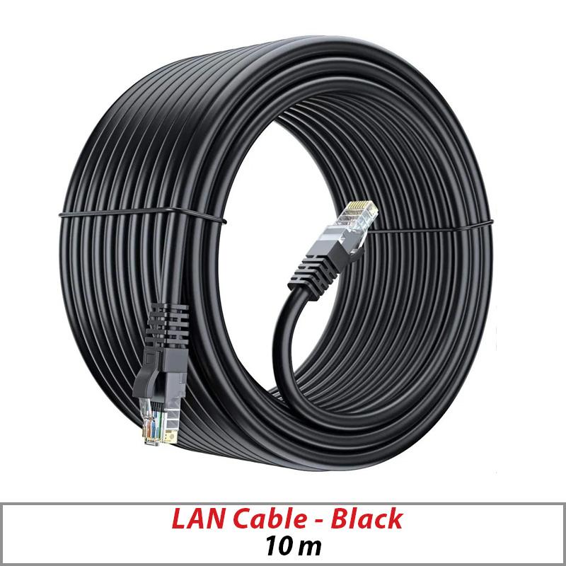 LAN CABLE 10M BLACK