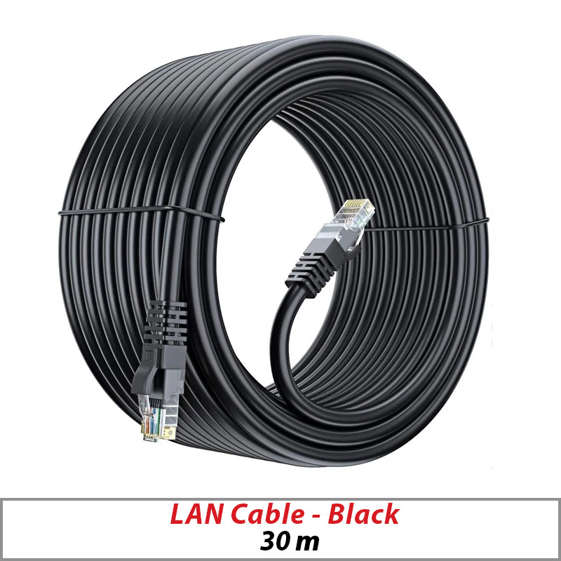LAN CABLE 30M BLACK