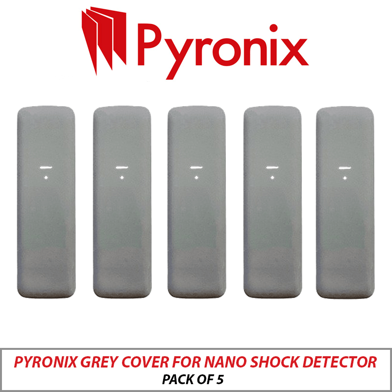 PYRONIX GREY COVER FOR NANO SHOCK DETECTOR PACK OF 5 - NANO-SHOCKGR-KIT-PACK-OF-5