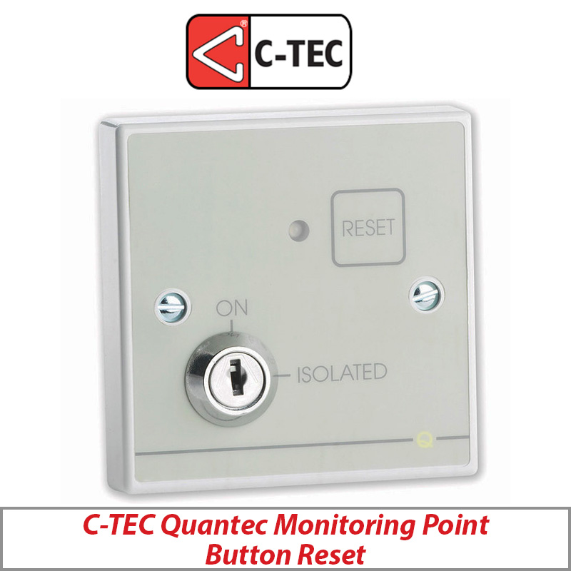C-TEC QUANTEC MONITORING POINT, BUTTON RESET QT604
