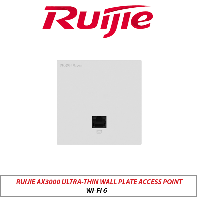 RUIJIE  WI-FI 6 AX3000 ULTRA-THIN WALL PLATE ACCESS POINT RG-RAP1261