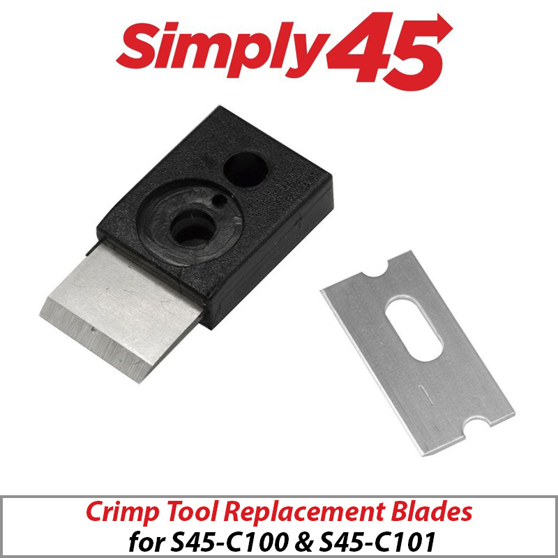 SIMPLY45 CRIMP TOOL REPLACEMENT BLADES - 1 SET OF 2 BLADES S45-C190