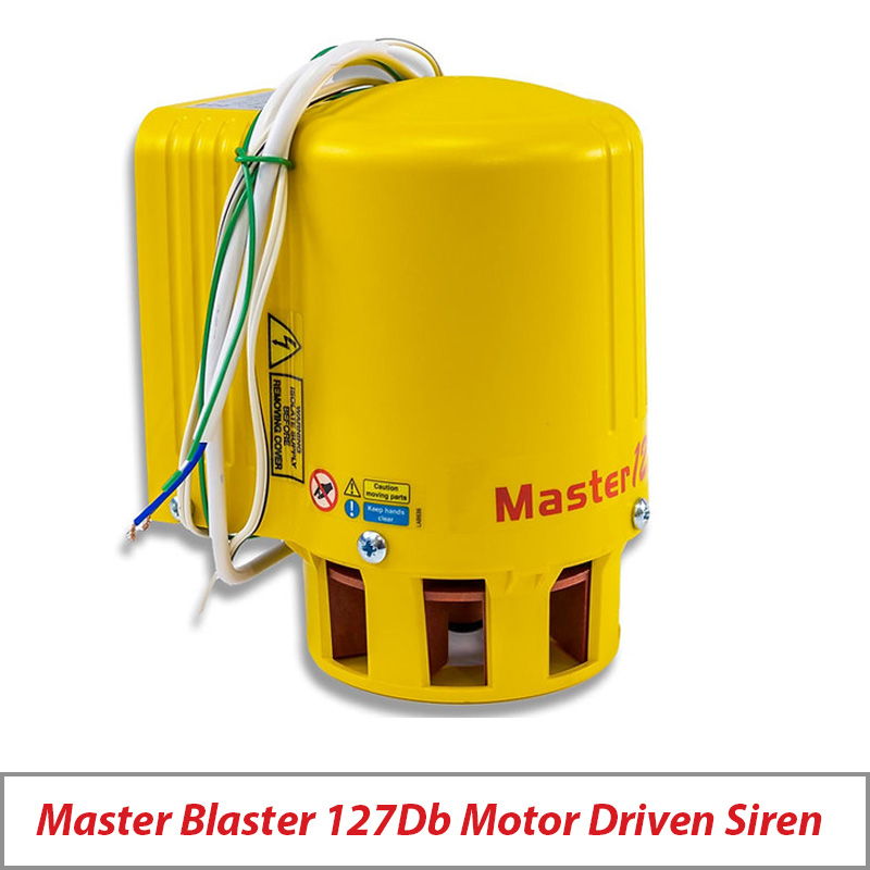 KLAXON MASTER BLASTER 127DB SIREN WITH 12V DC RELAY SLM-0001
