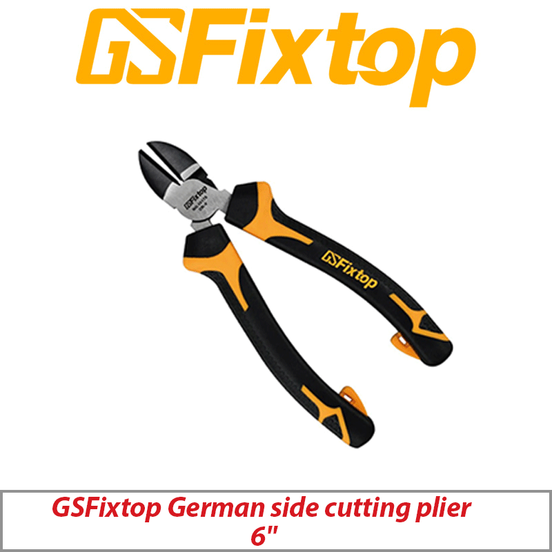 GSFIXTOP GERMAN SIDE CUTTING PLIER 6 INCH   TLK-SIDE-CUTTER-10175