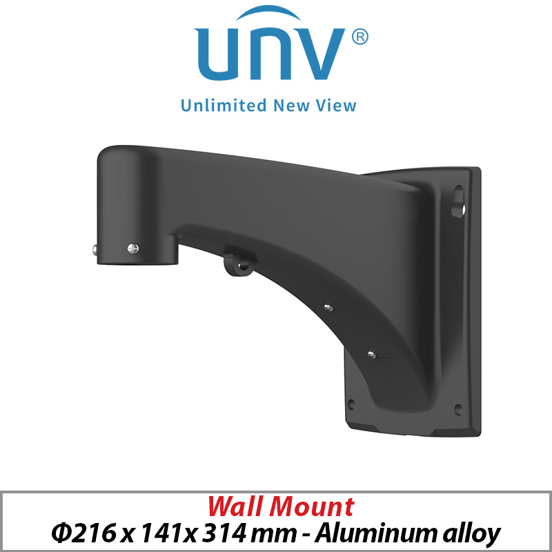 ‌‌UNIVIEW WALL MOUNT FOR PTZ BLACK UNV-TR-WE45-A-IN-BLACK